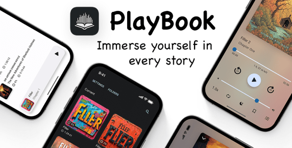 playbooks audiobook player cover