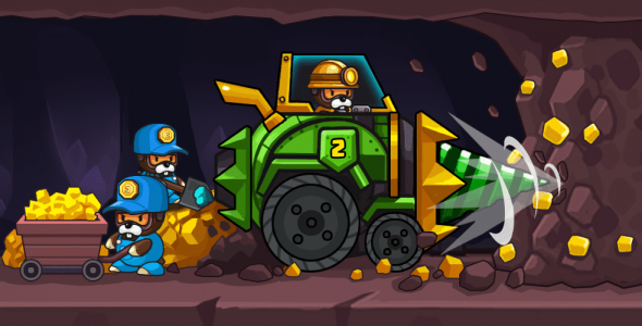 Popo Mine: Idle Mineral Tycoon 1.4.14 Apk + Mod for Android 1 popos mine idle tycoon cover