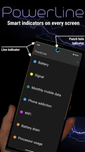 PowerLine: Status bar meters (PRO) 5.37 Apk for Android 1
