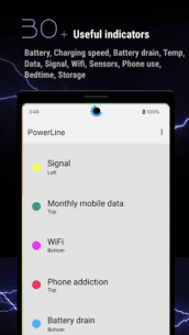 PowerLine: Status bar meters (PRO) 5.37 Apk for Android 2