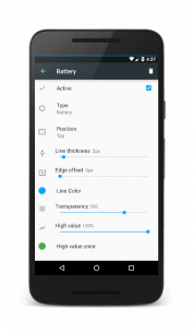 PowerLine 🔋 On screen battery, signal, data lines (PRO) 5.8 Apk for Android 3