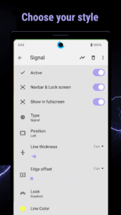 PowerLine: Status bar meters (PRO) 5.37 Apk for Android 4