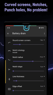 PowerLine: Status bar meters (PRO) 5.37 Apk for Android 5