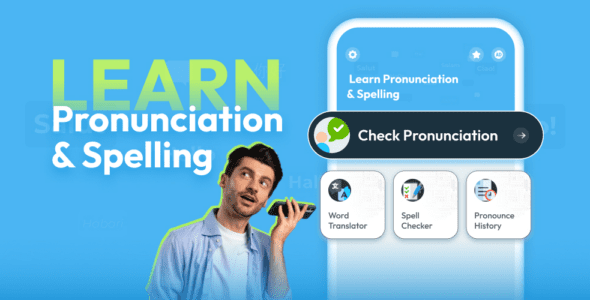 Learn Pronunciation & Spelling (PRO) 1.2.3 Apk for Android 1 pronunciation spelling check cover