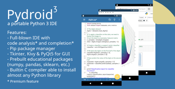 pydroid 3 ide for python cover