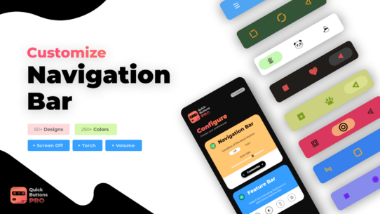 QuickButtonsPro Navigation Bar (PRO) 1.4 Apk for Android 1