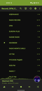 Radio: Record,Europa,Nashe,DFM 4.28.0 Apk for Android 1