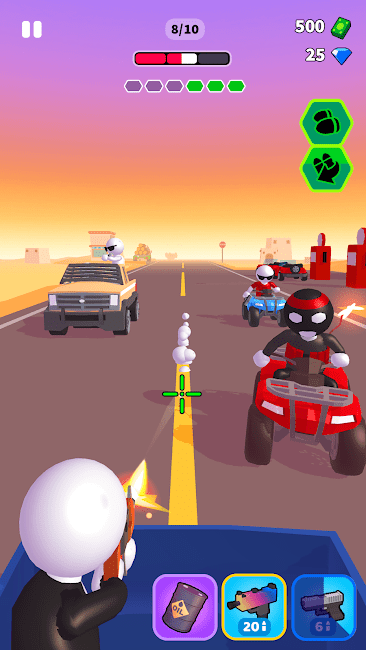 Rage Road – Car Shooting Game 1.3.26 Apk + Mod for Android 2