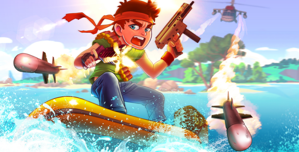 Ramboat - Offline Action Game 4.3.19 Apk + Mod for Android 1 ramboat hero shooting game cover