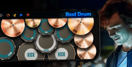 real drum android cover