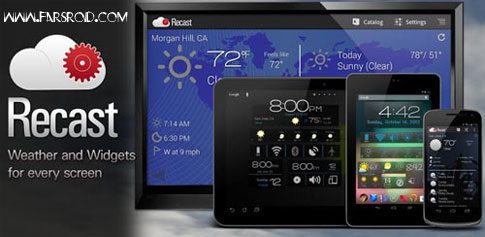 recast weather and widgets cover