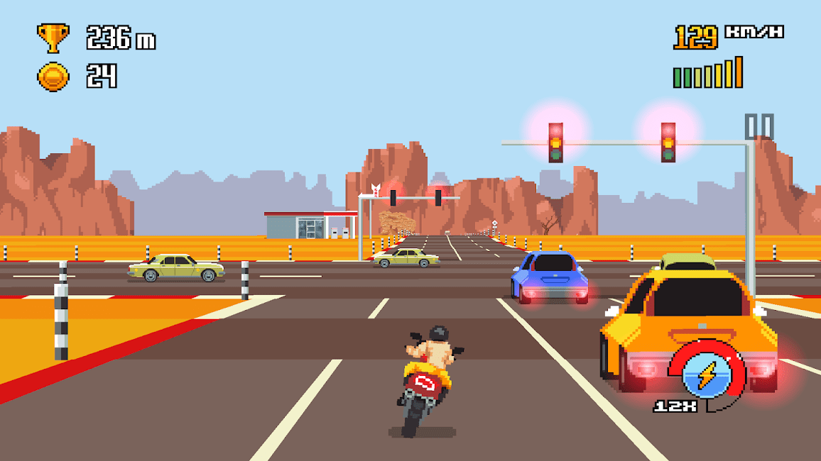 Retro Highway 1.1.28 Apk + Mod for Android 2