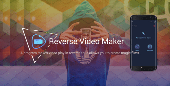 reverse video maker pro android cover