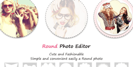 round photo editor android cover