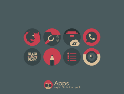 Sagon Circle: Dark Icon Pack 15.3 Apk for Android 3