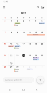 Samsung Calendar 12.6.00.40 Apk for Android 2