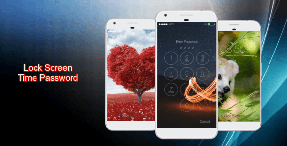 screen lock time password cover