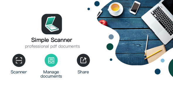 simple scan pdf scanner app cover