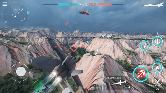 Sky Combat: war planes online simulator PVP 7.0 Apk + Data for Android 2