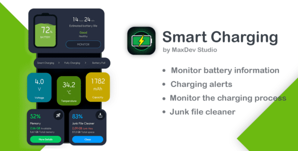 smart charging charge alarm cover