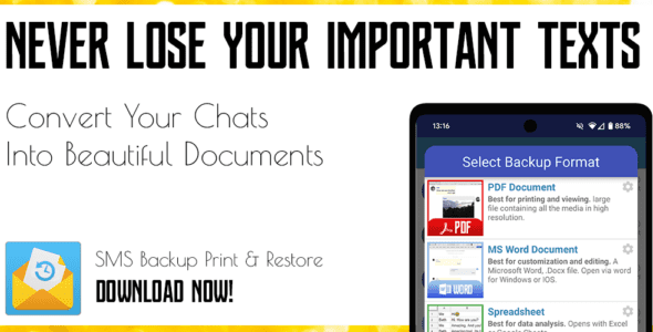 SMS Backup, Print & Restore 3.0.3.8 Apk for Android 1 sms backup print restore cover