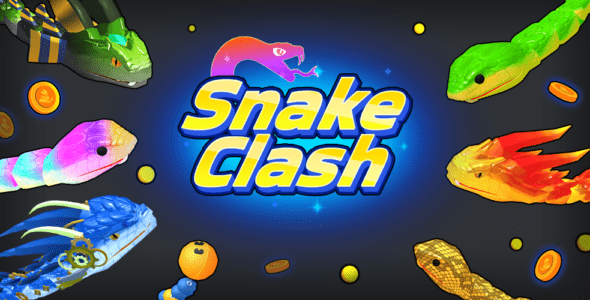 Snake Clash! 61.0.0 Apk + Mod for Android 1 snake clash cover