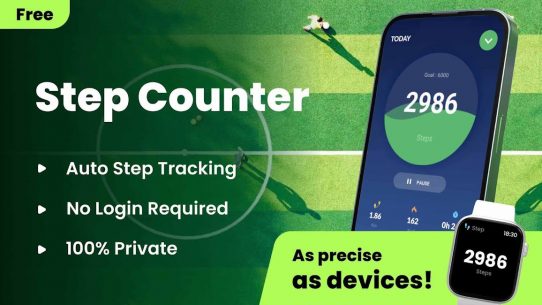 Step Counter – Pedometer, MStep (UNLOCKED) 1.3.5 Apk for Android 1