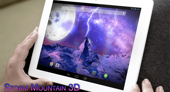 Storm Mountain 3D Wallpaper 1.2 Apk for Android 1 storm mountain 3d wallpaper cover
