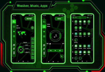 Strip Hi-tech Launcher 2020 App lock, Hitech theme 5.0 Apk for Android 3