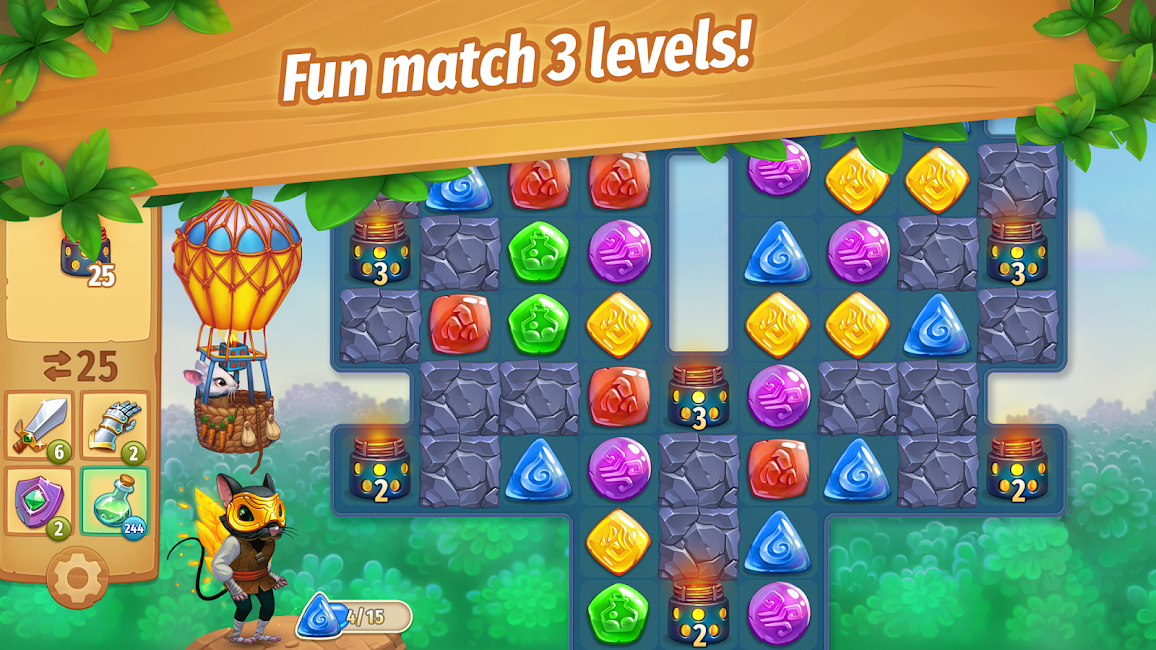 Strongblade: Match 3 Game 3.13.9 Apk + Mod for Android 2