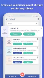 Study Flashcards – Review and Practice cards (PRO) 1.2 Apk for Android 2