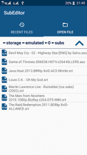 SubE: Subtitle Editor 1.0.7 Apk for Android 2