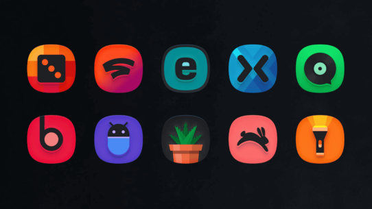 SuperBlack Icon Pack 16.0.1 Apk for Android 2