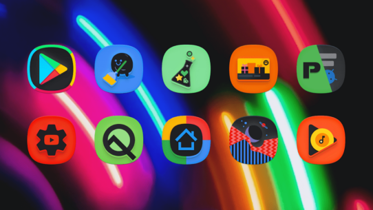 SuperBlack Icon Pack 16.0.1 Apk for Android 3