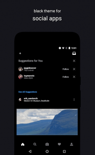 Swift Black Substratum Theme +Oreo & Samsung theme 320 Apk for Android 3