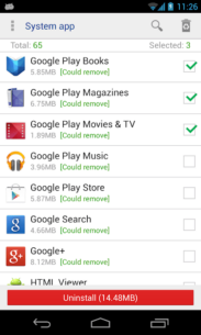 system app remover pro 10.1.13540 Apk for Android 1