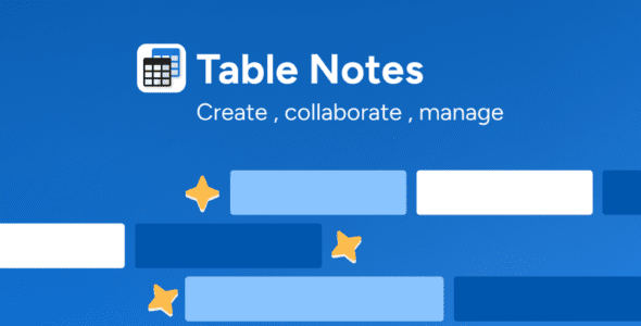 Table Notes - Mobile Excel (UNLOCKED) 120 Apk for Android 1 table notes full android cover