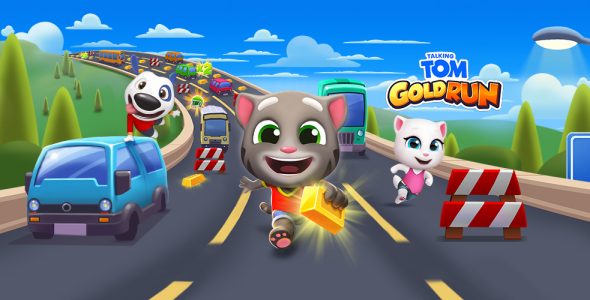 talking tom gold run android cover