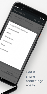 Tape-a-Talk Pro Voice Recorder 2.2.3 Apk for Android 2