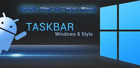 taskbar windows 8 style cover