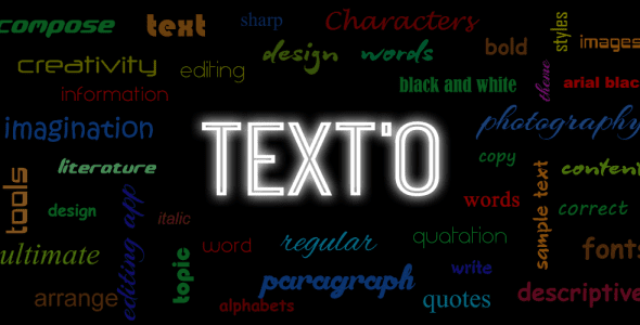 texto pro write on photos full cover