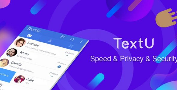TextU - Private SMS Messenger 4.6.8 Apk + Mod for Android 1 textu pro private sms messenger cover