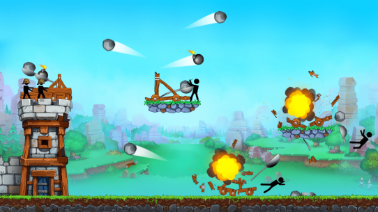 The Catapult — King of Mining Epic Stickman Castle 1.0.1 Apk + Mod for Android 1