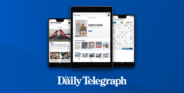 The Daily Telegraph 9.8.4 Apk for Android 1 the daily telegraph cover