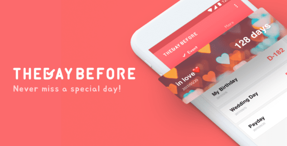 TheDayBefore (Days countdown) (PREMIUM) 4.7.28 Apk for Android 1 thedaybefore cover