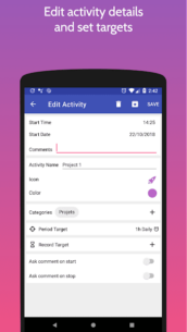 Time Tracker (UNLOCKED) 2.28 Apk for Android 5