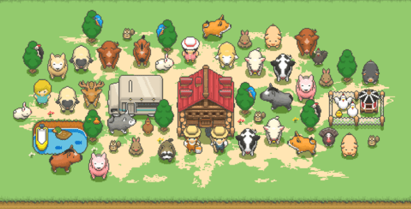 tiny pixel farm simple farm game cover