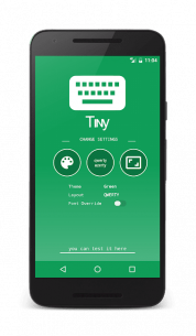 Tɪɴʏ Tᴇxᴛ Keyboard 1.0 Apk for Android 1