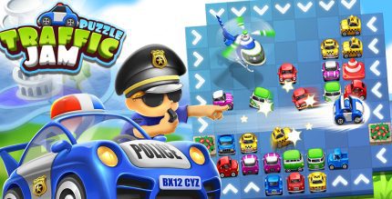 traffic jam cars puzzle cover