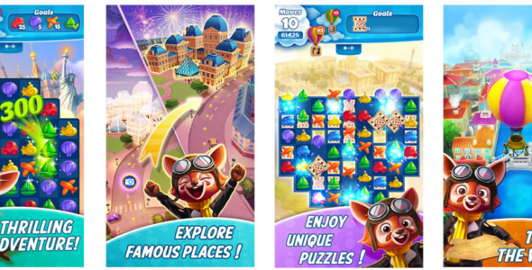Travel Blast 1.3.88 Apk + Mod for Android 1 travel blast android games cover